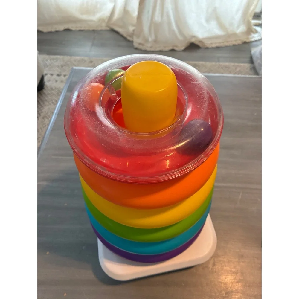 Fisher Price Giant Rock-a-Stack Large 15 Inch Stacking Rings Baby Toy GJW15